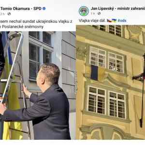 cesi ani vlajku nevedia dat dole