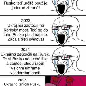 kviceni konzerv a MAGA komousu jede na plno