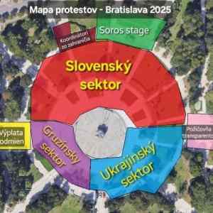 mapa protestov